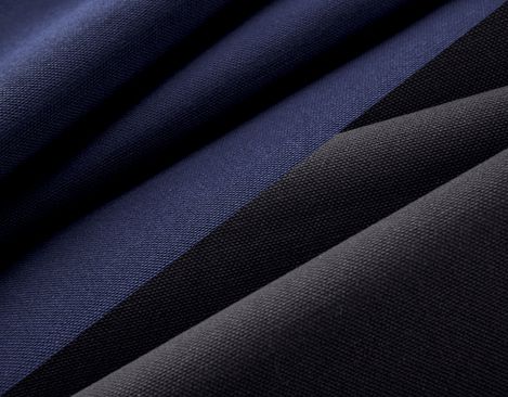 (N618) Schonbezug Bio in Blau und Anthrazit, 13x140x200cm