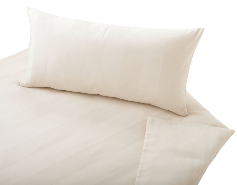 Kopfkissenbezug Satin Superbe - natur