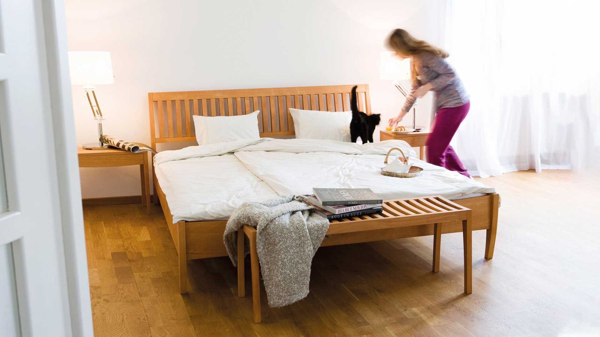 Das Bett Zebra - Die Ruhe des Waldes im Schlafzimmer